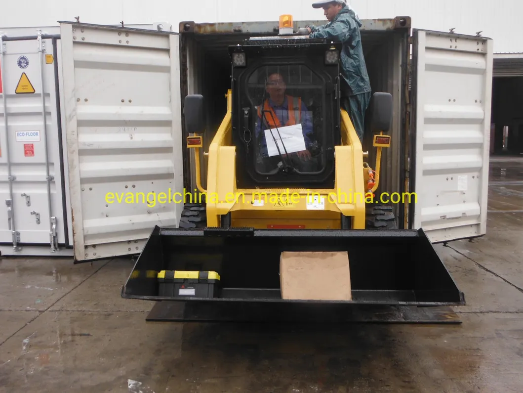0.45cbm 750kgs Weichai Engine Skid Steer Loader Xt740