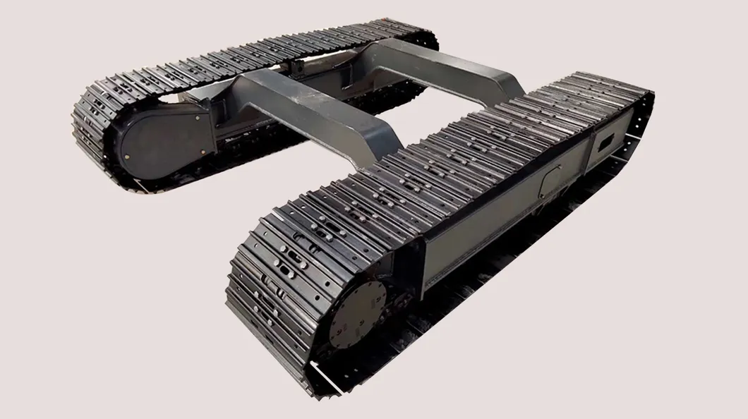 0.5 Ton to 50 Ton Rubber Steel Undercarriage Assembly for Excavator Garden Machine