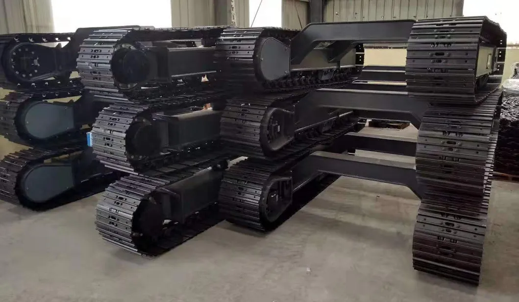 0.5 Ton to 50 Ton Rubber Steel Undercarriage Assembly for Excavator Garden Machine