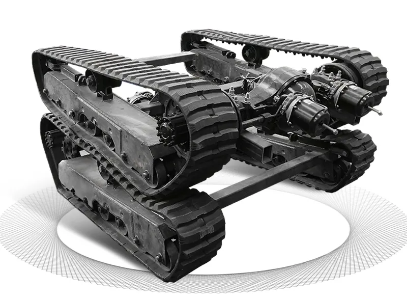 0.5 Ton to 50 Ton Rubber Steel Undercarriage Assembly for Excavator Garden Machine