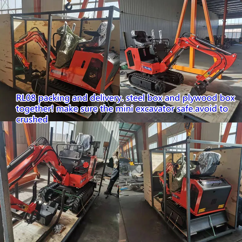 0.8 Ton Cheapest China Smallest Excavators Project Excavator Bulldozer