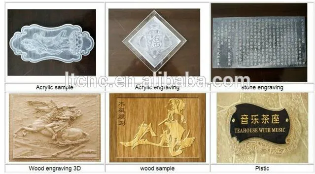 1.5kw 2.2kw 3.0kw Spindle 6090 1212 1325 Wood Light Weight CNC Router Engraving Machine for Sale