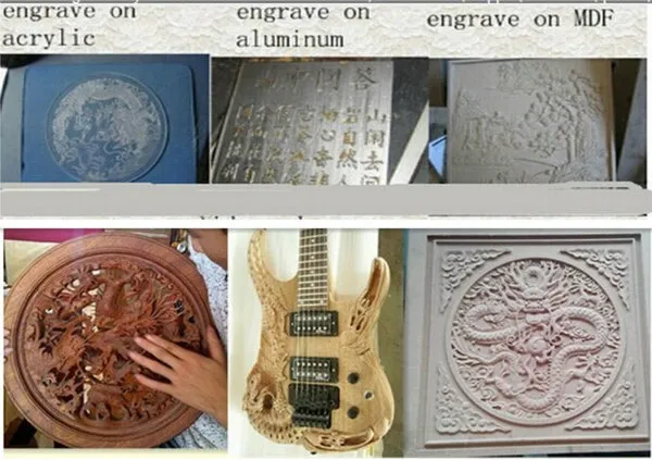 1.5kw/2.2kw/3.0kw Water or Air Cooling Spindle 4axis CNC Router 6090 1212 1325 Aluminum Wood Engraving Machine