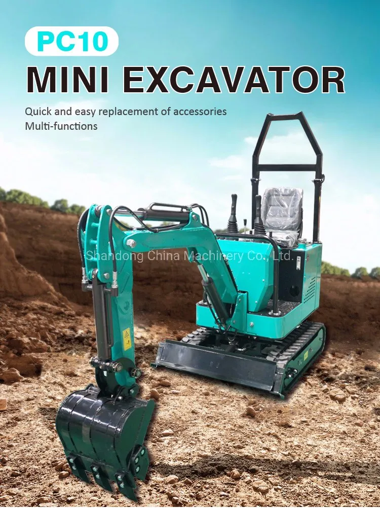 1 Ton Changchai Engine Crawler Hydraulic Mini Digger Excavator