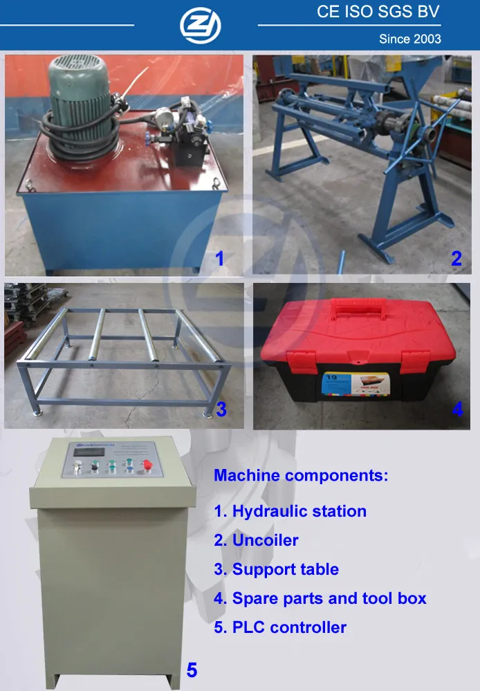 10 Ton Steel Coil Automatic Hydraulic Uncoiler Feeding Device for Roll Forming Machine with ISO9001/Ce/SGS/Soncap