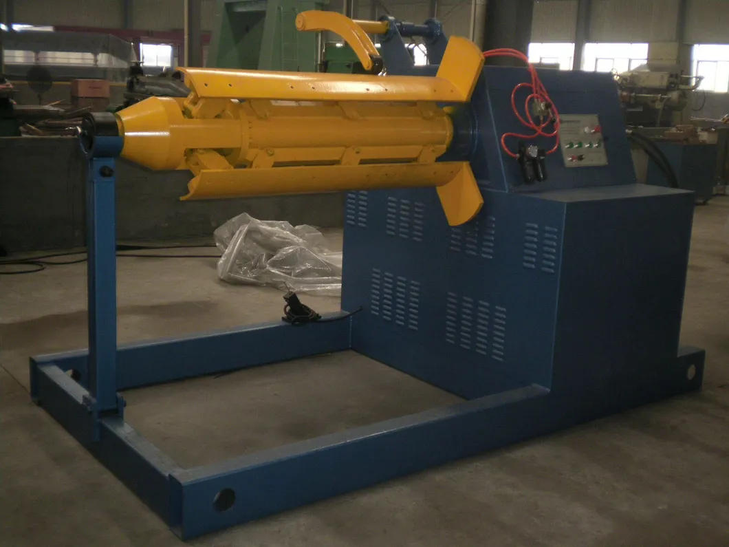 10 Ton Steel Coil Automatic Hydraulic Uncoiler Feeding Device for Roll Forming Machine with ISO9001/Ce/SGS/Soncap