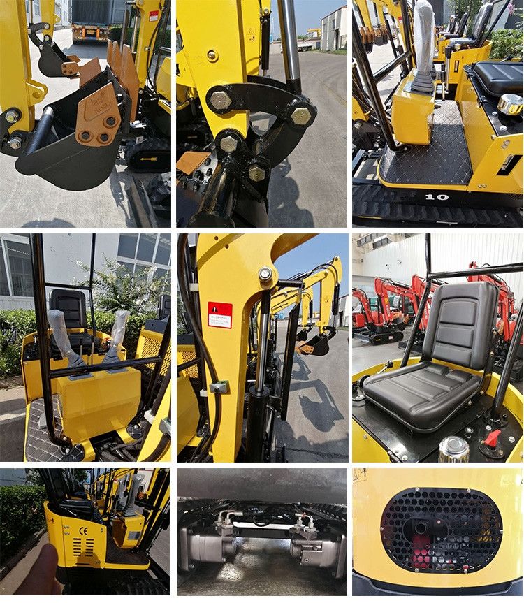 1000kg Small Excavator Mini Digger of Diesel Engine Changchai