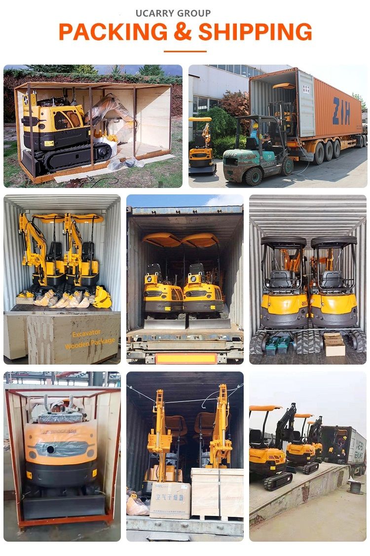 1000kg Small Excavator Mini Digger of Diesel Engine Changchai