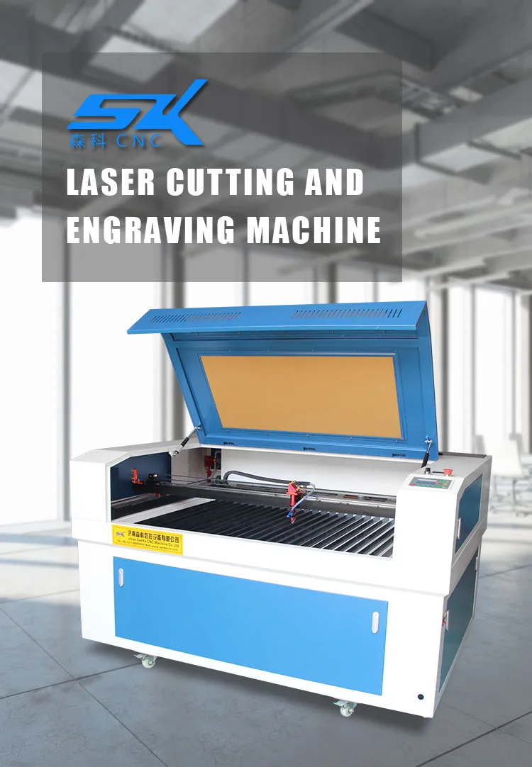 1014 Multi Function CO2 Laser Cutting Machine Engraving for Fabric Rubber Plywood Glass Acrylic High Quality CNC CO2 Laser Engraving Cutting Machine