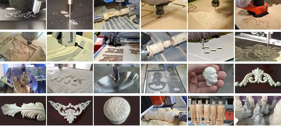 1212 1200*1200mm 4 Axid 3D Woodworking Machine CNC Router