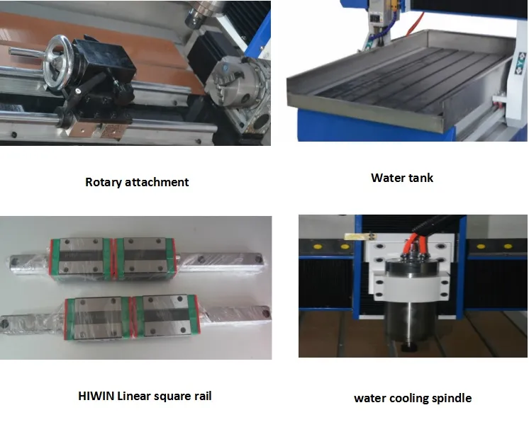 1212 1200*1200mm 4 Axid 3D Woodworking Machine CNC Router