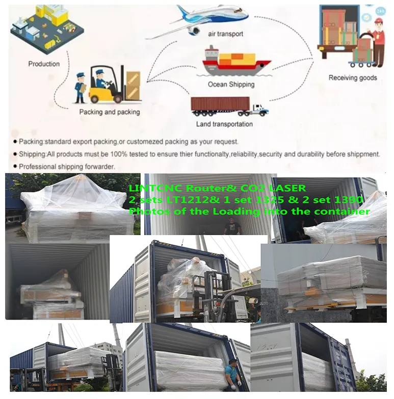 1212 1200*1200mm 4 Axid 3D Woodworking Machine CNC Router