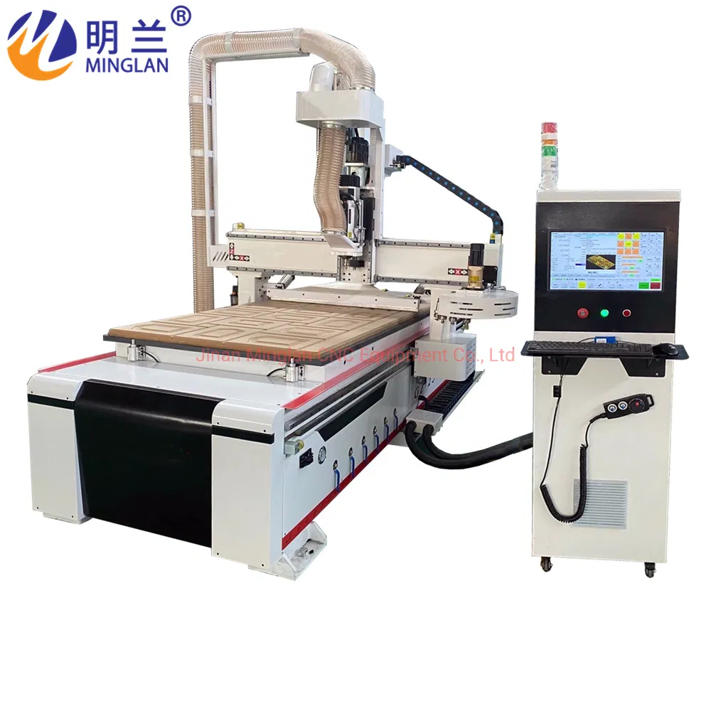 1212/1218/6090/1328 3D Wood/ Woodworking/ Plywood Carving Engraving Automatic Tool Change Atc CNC Router Machine for Furniture Advertising