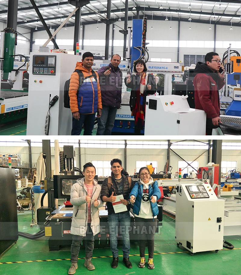 1212 CNC Router Wood Cutting Carving Machine 1200X1200mm Working Table for Aluminum