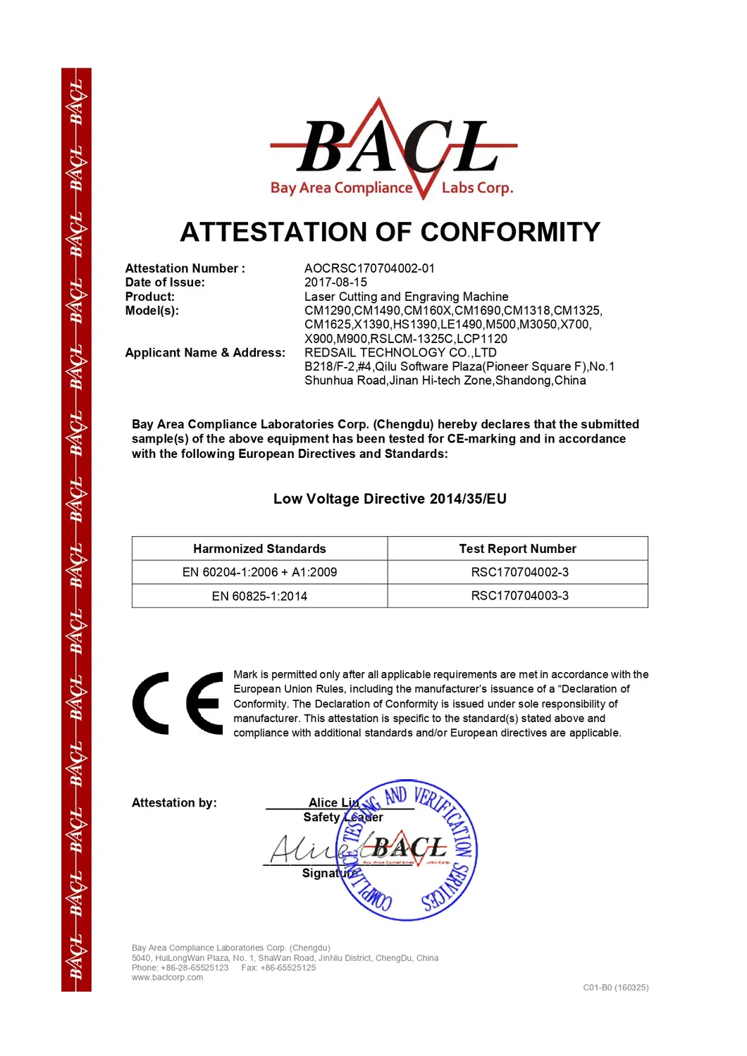 1325 CO2 Laser Cutting and Engraving Machine with Gear Rack Drive