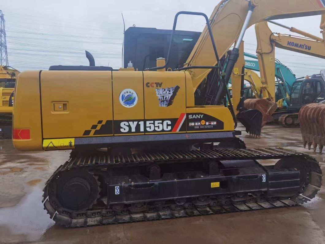 15 Ton Used Secondhand Sany Sy155c-9 Hydraulic Crawler Track Construction Machinery Equipment Backhoe Excavadora Usada Excavatrice Excavator Excavators