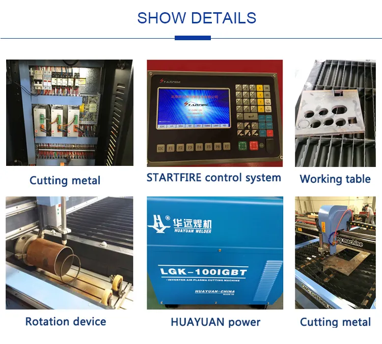 1530 Plasma Cutter for Aluminum CNC Metal Plasma Cutting Machine