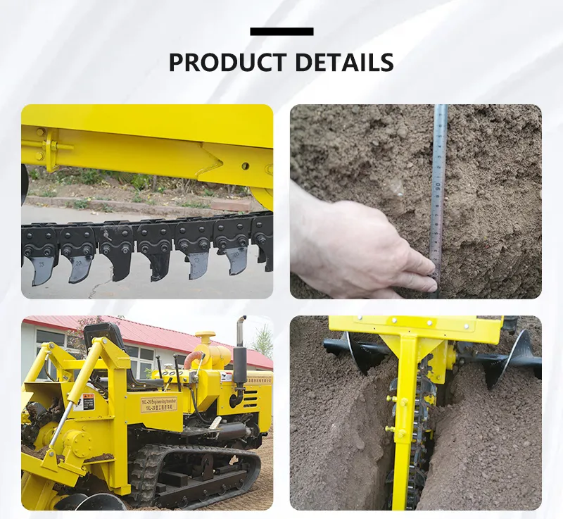 15HP 600mm Small Trencher, Trencher Ditcher, Trencher Machine Digging