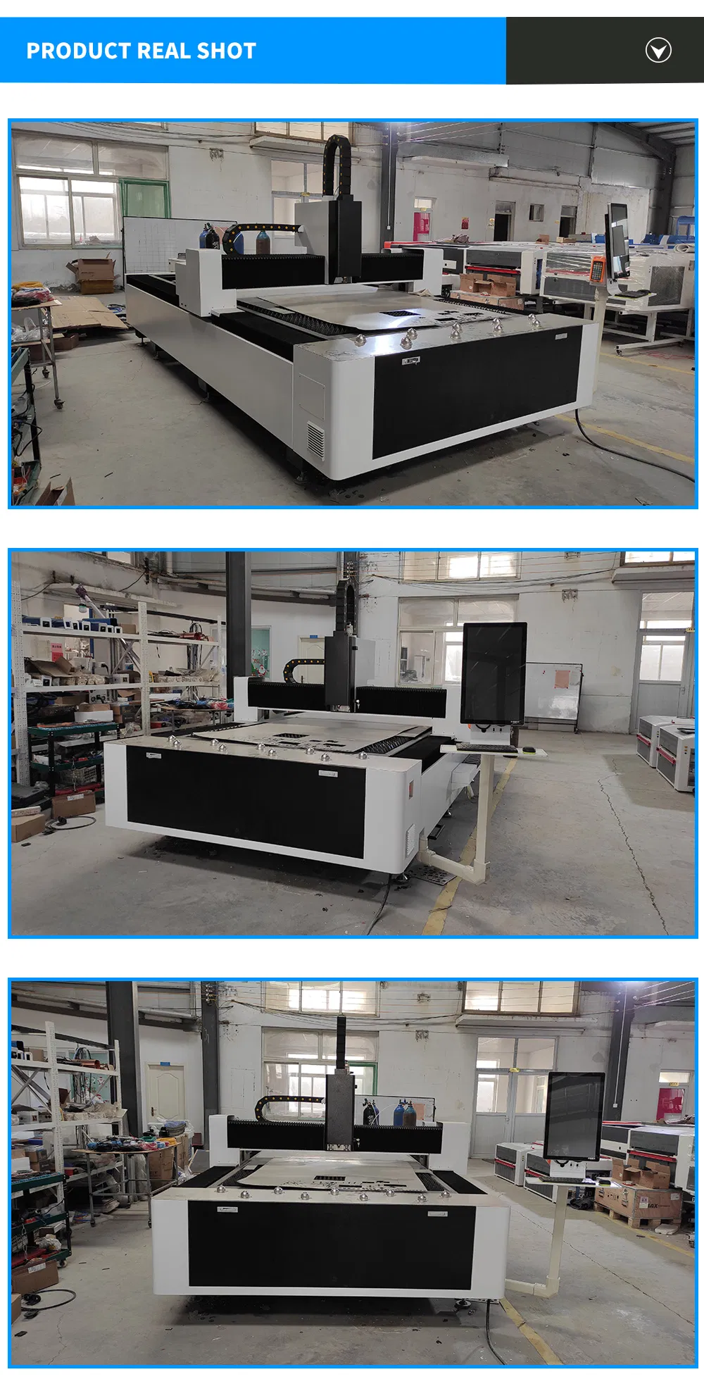 1kw 2kw 3kw Fiber Laser Cutting Machine 3015 for Gold Silver Metal