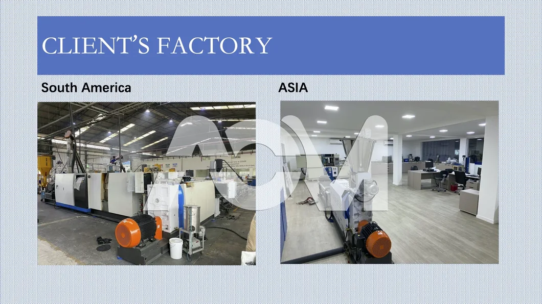 2021 Acm Fty Plastic Pelletizing Machine for PE/HDPE/LDPE/PP/PA/PVC/ABS/PS/PC/EPE/EPS Recycling and Pelletizing Granulating Crushing