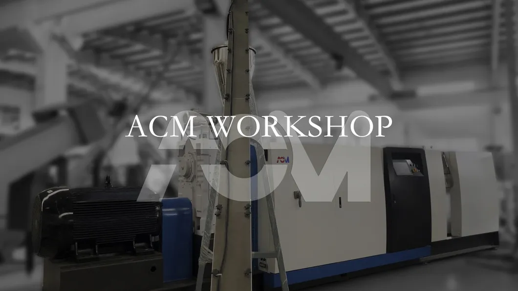 2021 Acm Fty Plastic Pelletizing Machine for PE/HDPE/LDPE/PP/PA/PVC/ABS/PS/PC/EPE/EPS Recycling and Pelletizing Granulating Crushing