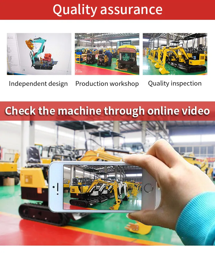 2021 Good Quality New Type Small Digger Garden Excavator