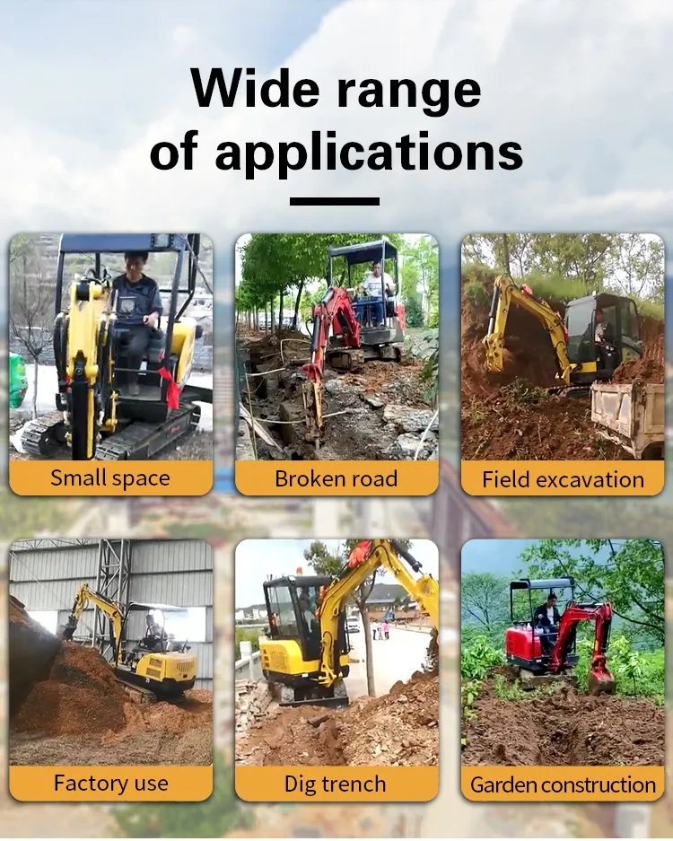 2021 Good Quality New Type Small Digger Garden Excavator