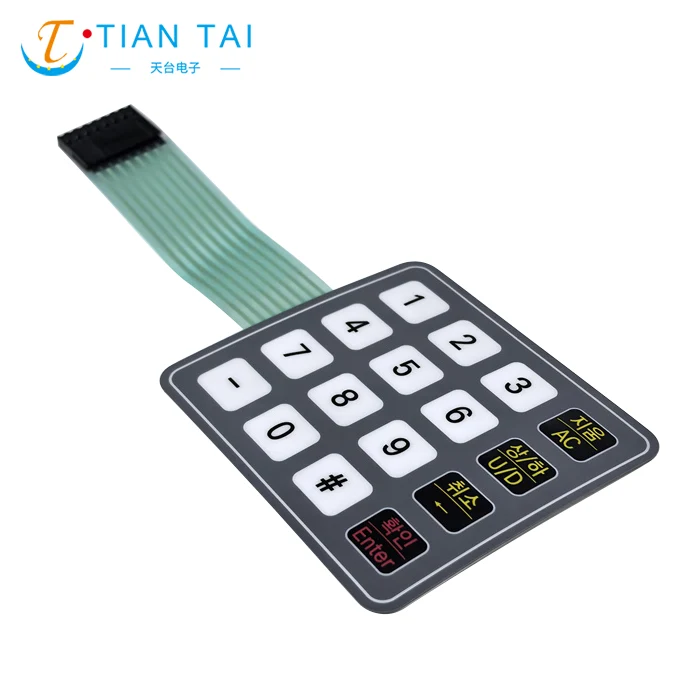 What are membrane switches on a keyboard?