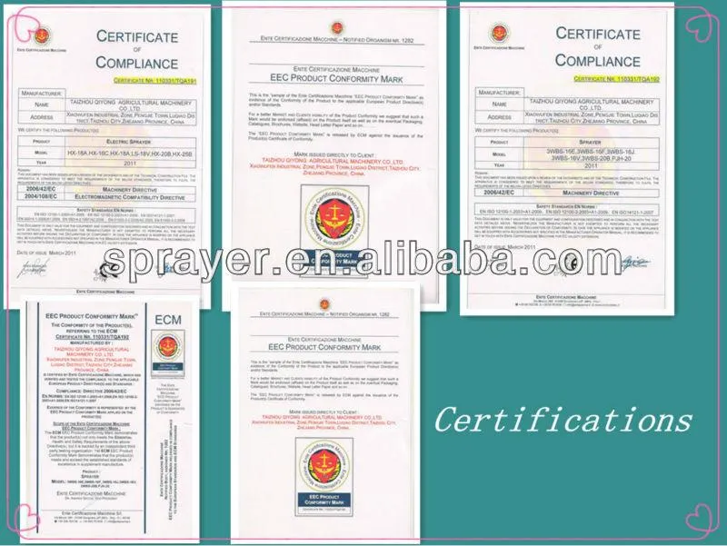 22L Battery Operated Spray Pump Rechargeable Electric Knapsack Agricultural Sprayer