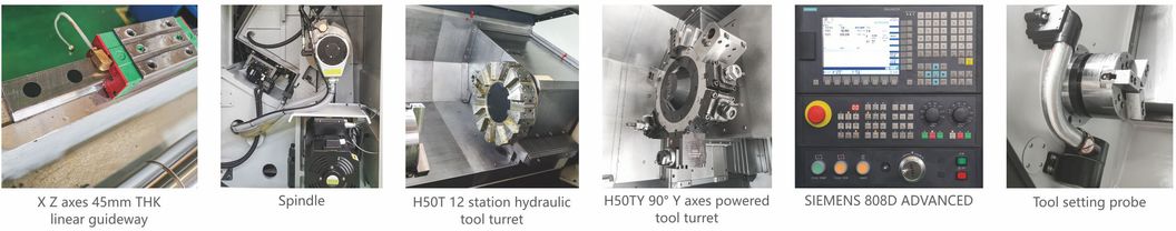 360mm Swing of Slant Bed CNC Lathe with Hiwin Linear-Guideway