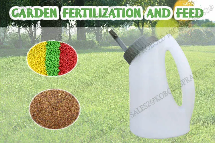 3L Garden Grass Seeder Plastic Bottle Spreader