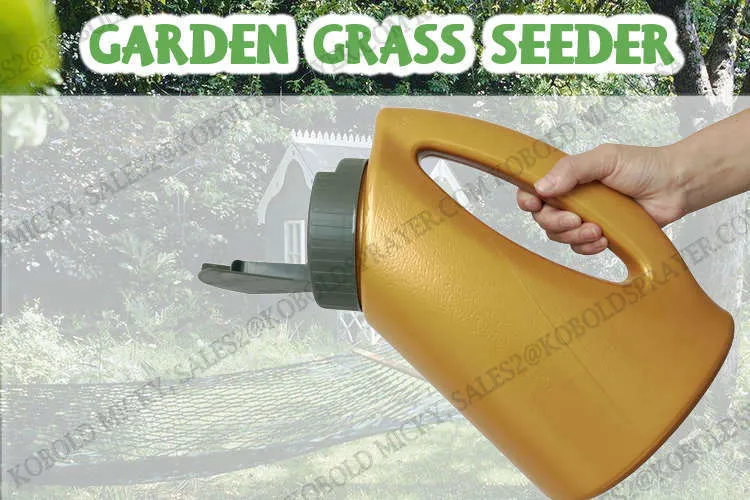 3L Garden Grass Seeder Plastic Bottle Spreader