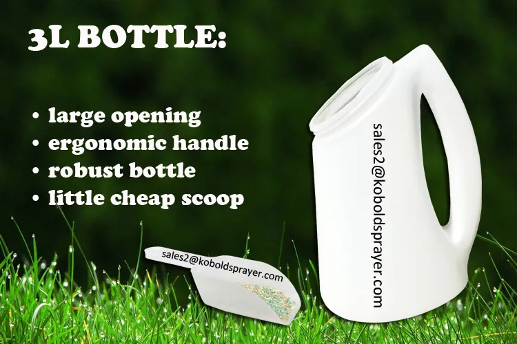 3L Garden Grass Seeder Plastic Bottle Spreader