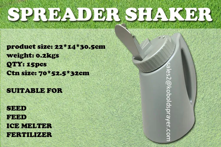 3L Garden Grass Seeder Plastic Bottle Spreader