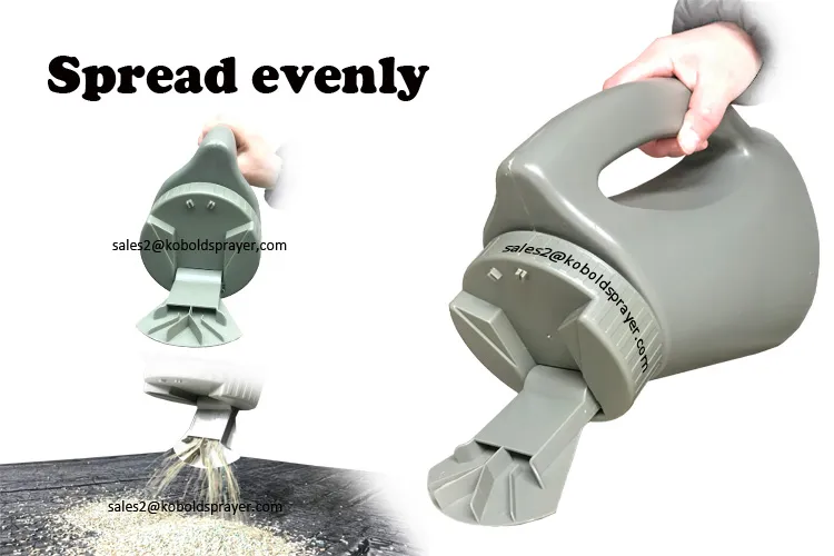 3L Garden Grass Seeder Plastic Bottle Spreader