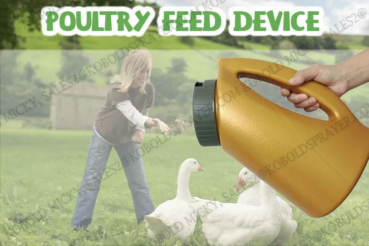 3L Garden Grass Seeder Plastic Bottle Spreader