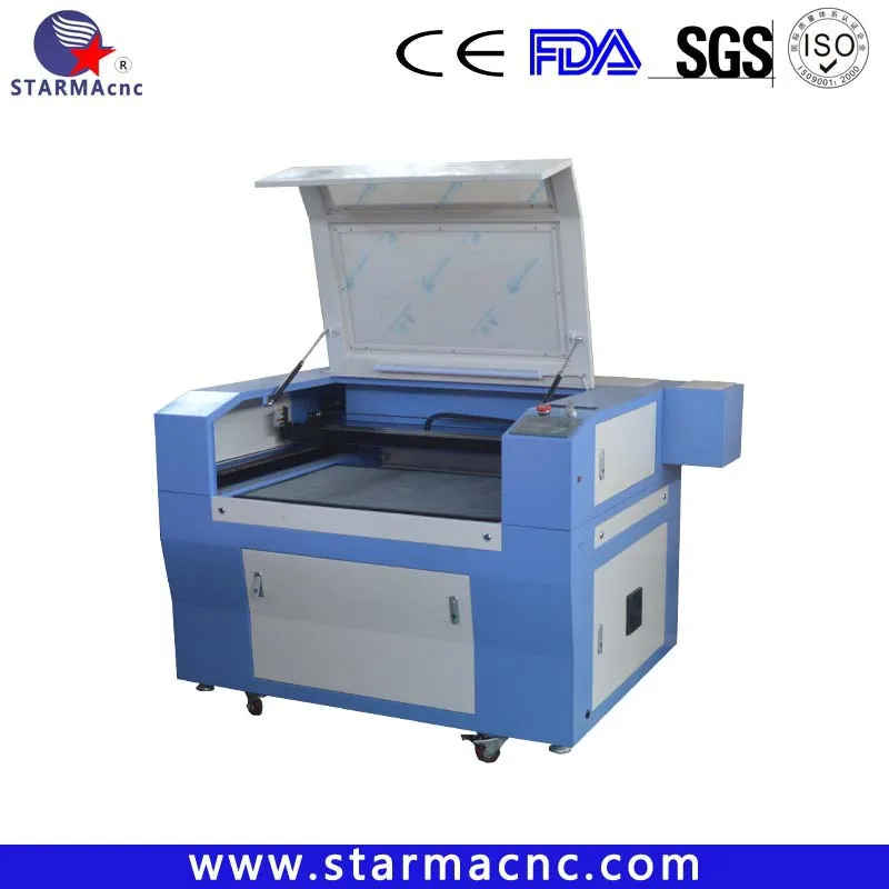 600*900mm 60X90cm Small CO2 Laser Engraving Machine for Wood MDF Paper