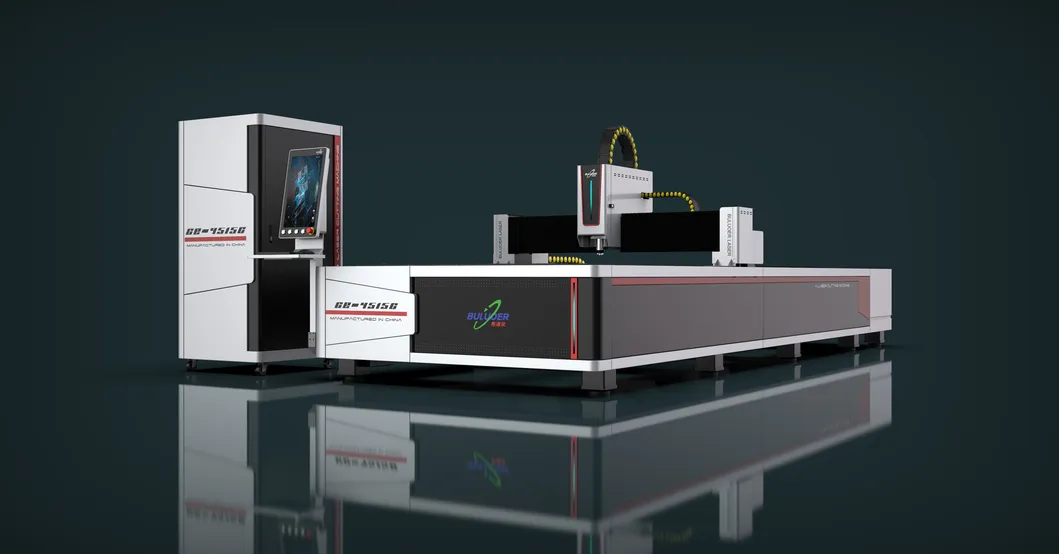 6025 Fiber Laser Aluminum Metal Cutting Machine 1500W Raycus Laser Power