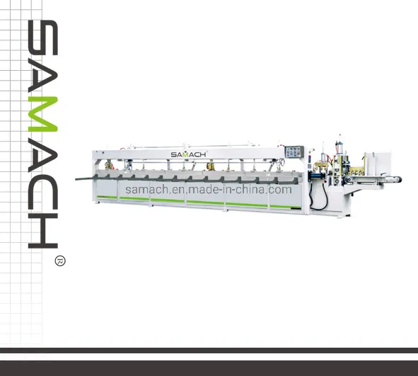 6m Double Unit Finger Joint Assembler Auto Finger Shaping Machine