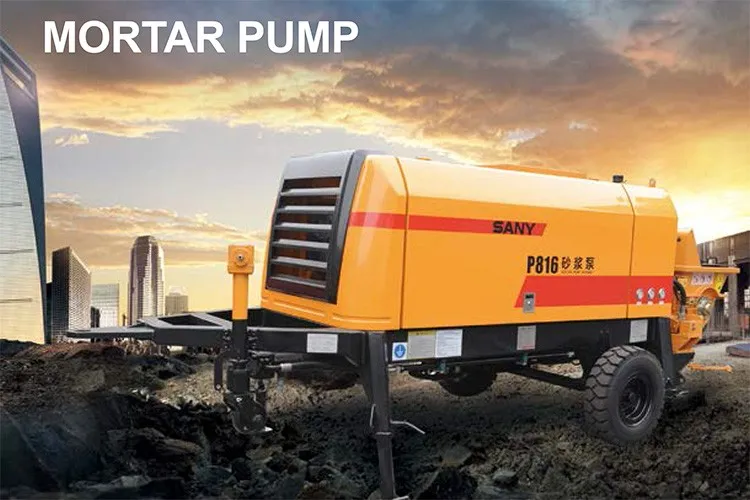 8m3/H 37kw Electric Mortar Pump P816
