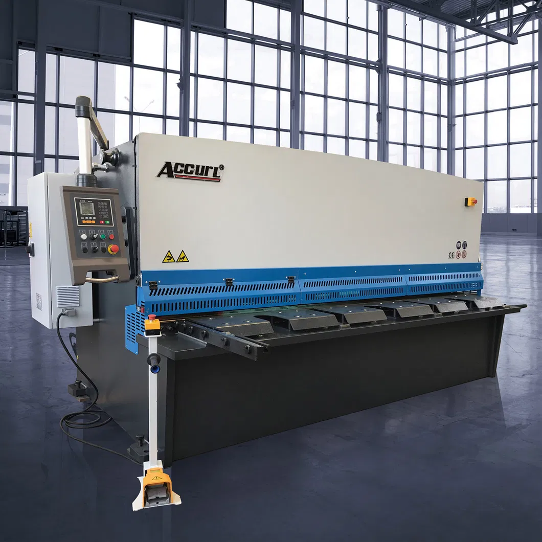 Accurl Brand Hydraulic Metal Cutting Machine QC12y-8X4000 E21 for Cutting Sheet Meta Plate