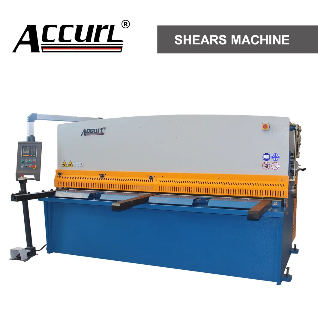 Accurl Brand Hydraulic Metal Shearing Machine QC12y-10X3200 E21 for Cutting Sheet Meta Plate
