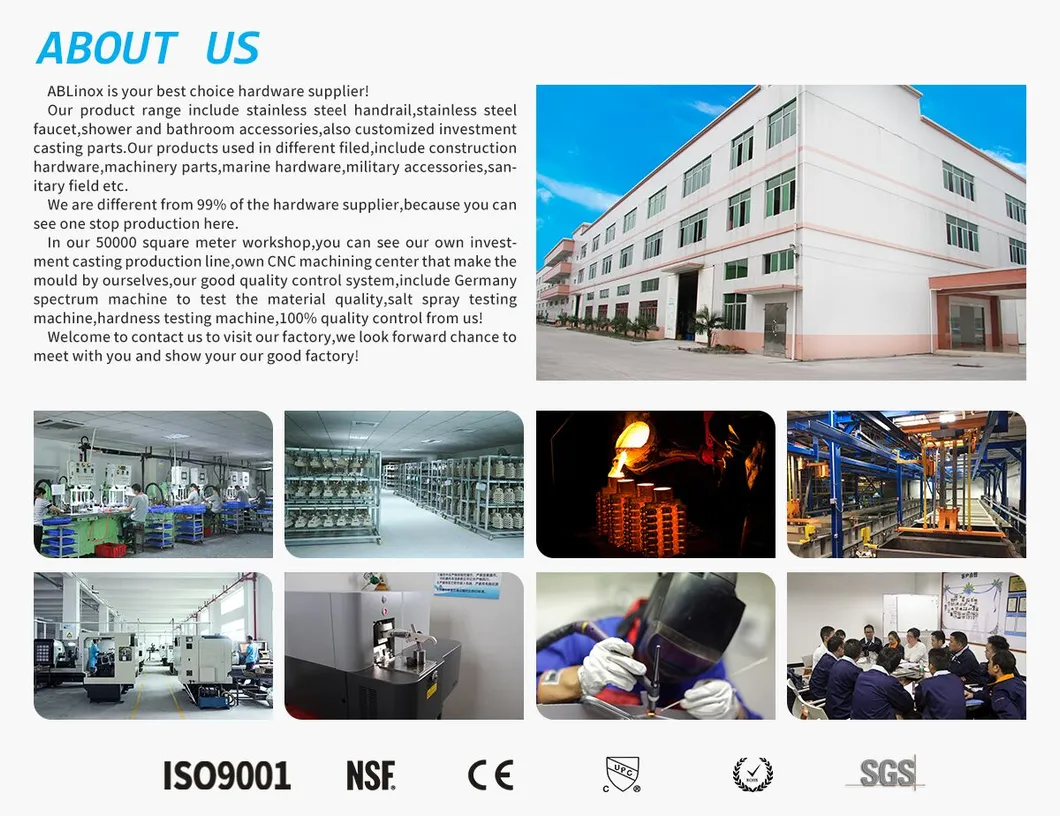 AISI304 Lost Wax Casting for Faucet Accessories