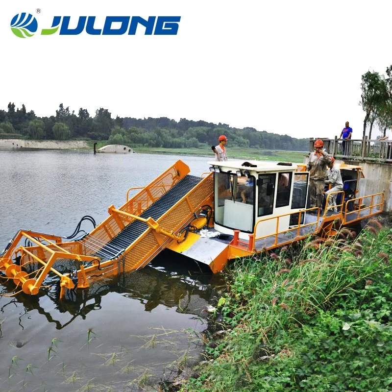 Aquatic Seaweed Harvester/River Cleaning Small Boat/Floating Garbage Collecting Machine