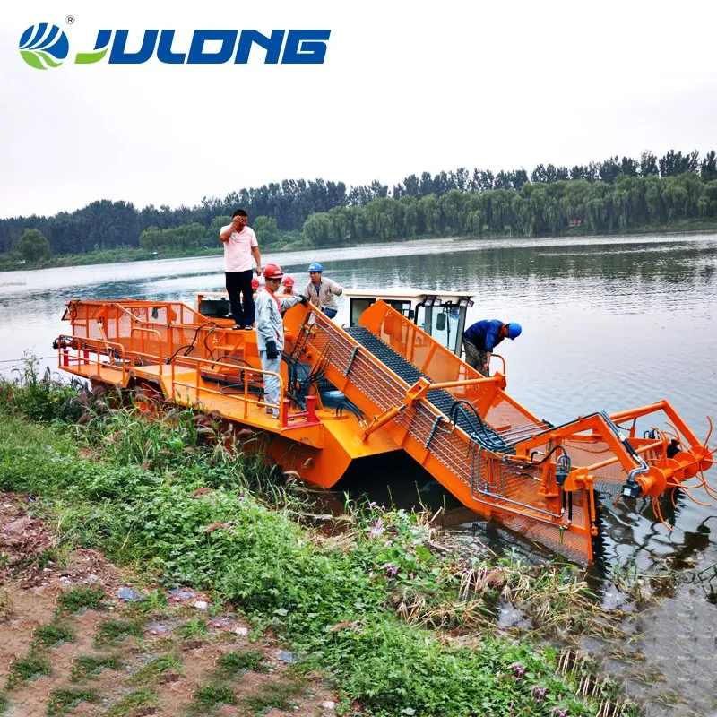 Aquatic Seaweed Harvester/River Cleaning Small Boat/Floating Garbage Collecting Machine