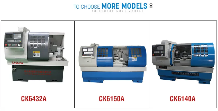 Automatic Horizontal Cjk6150b-2 CNC Lathe Turning Machine