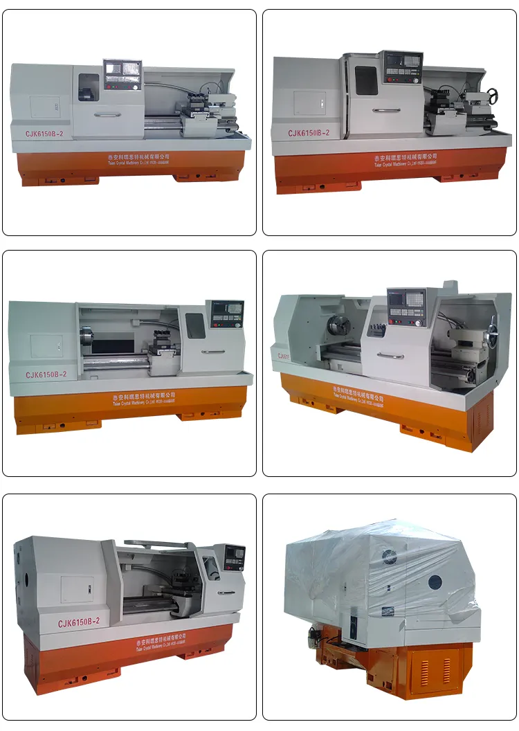 Automatic Horizontal Cjk6150b-2 CNC Lathe Turning Machine