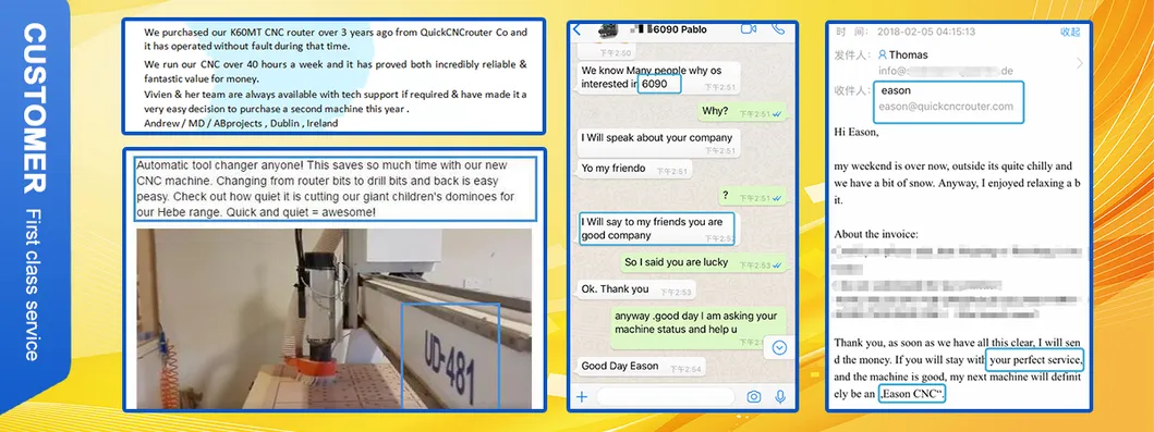 Automatic Tool Change Kits CNC Router Machine for Panel furniture 1224