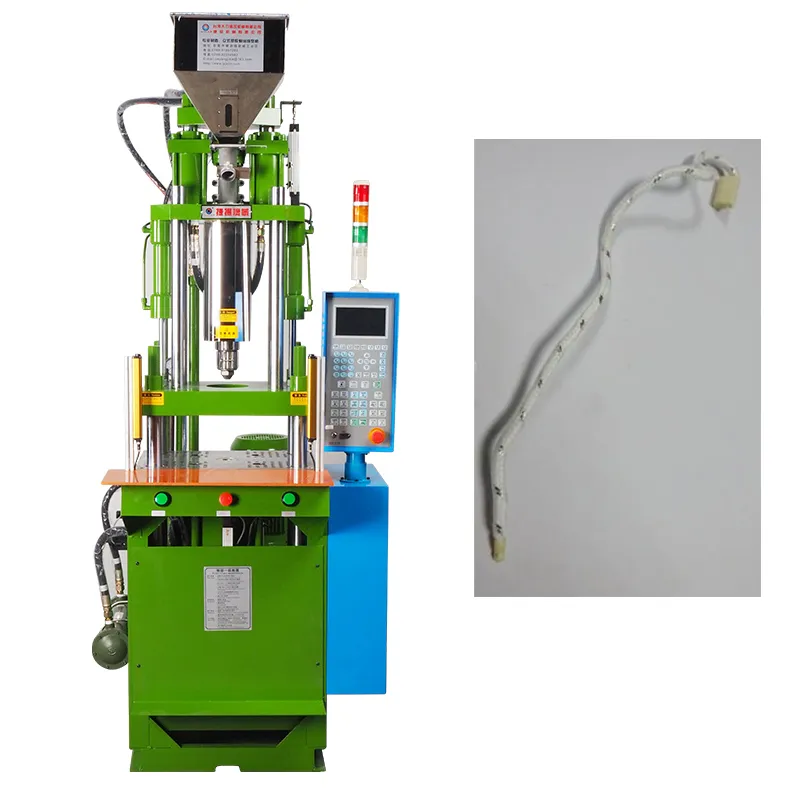 Automatic Vertical Plastic String Seal Hang Tags Injection Moulding Machines