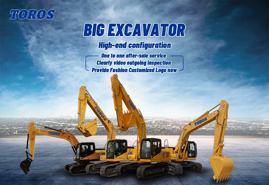 Best Eigine Te385 Hydraulic Crawler Digger with Hammer Ripper Auger